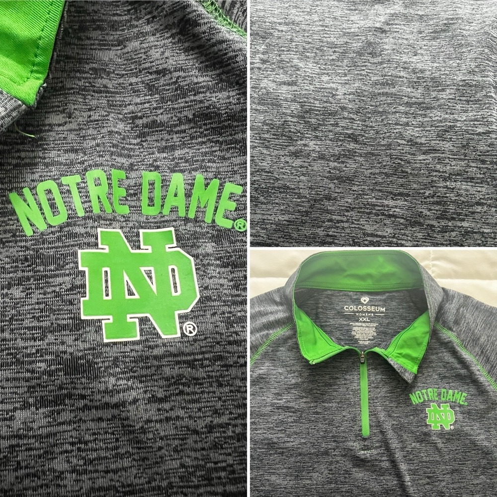 Notre Dame Fighting Irish NCAA Colosseum Women's 1/4 Pullover XXL